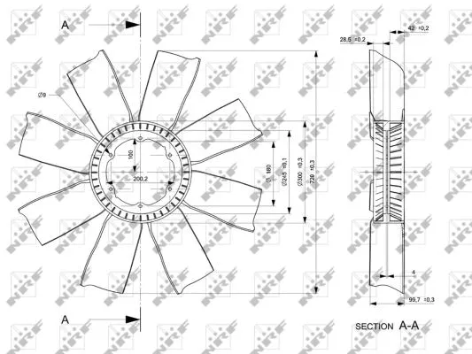 Fan Wheel, engine cooling