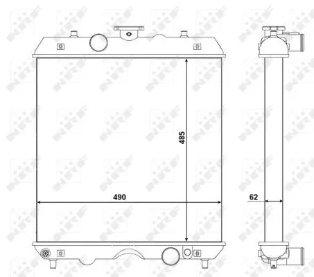 Radiator, engine cooling
