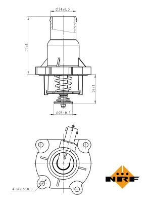 Thermostat, coolant (725030)