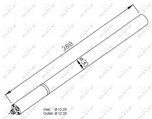 Dryer, air conditioning (33213)