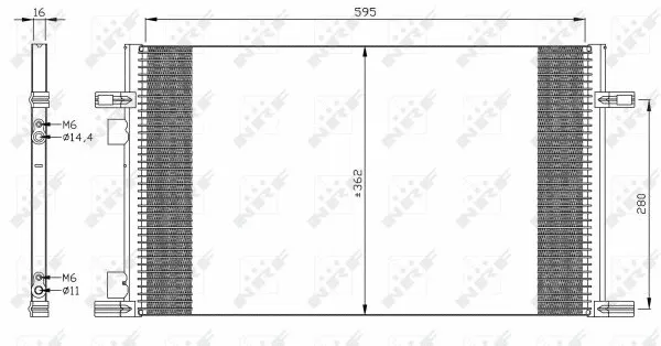 Condenser, air conditioning (35298)