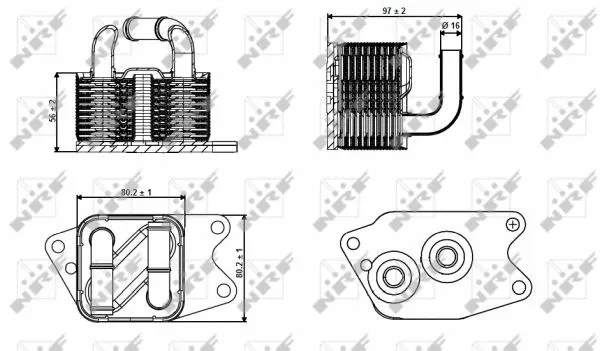 Oil Cooler, automatic transmission