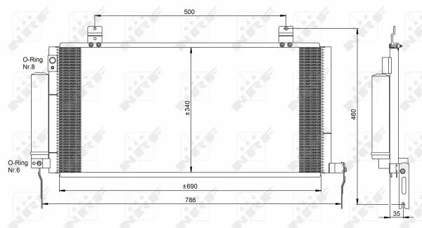 Condenser, air conditioning