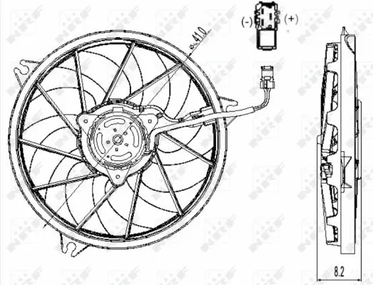 Fan, engine cooling