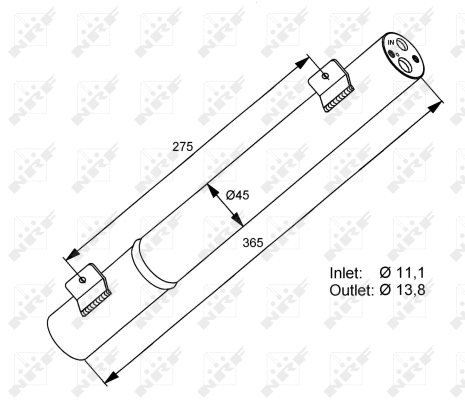 Dryer, air conditioning (33282)
