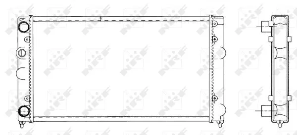 Radiator, engine cooling (519501)