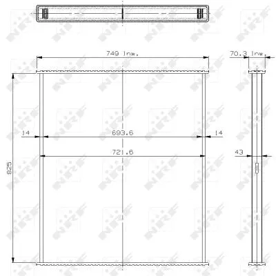 Core, radiator (29706)