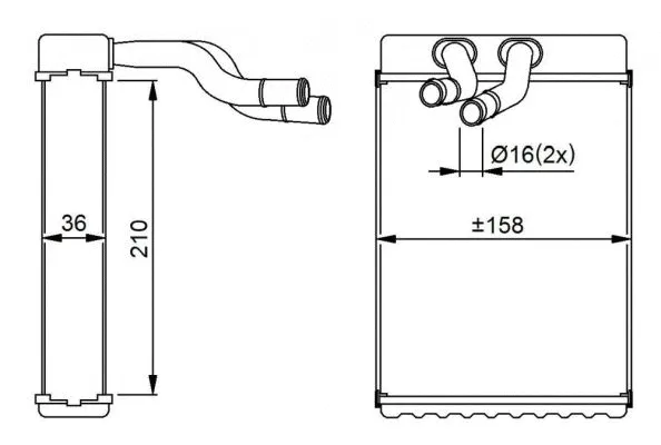 Heat Exchanger, interior heating