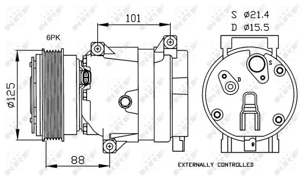 Compressor, air conditioning