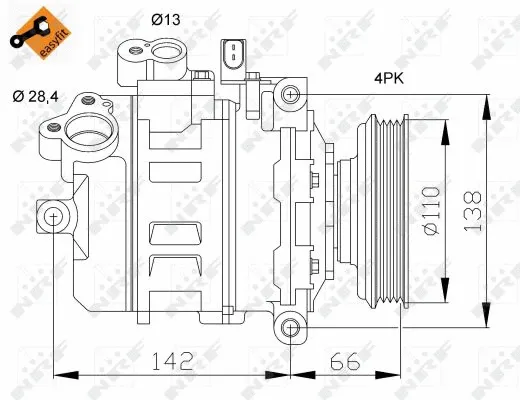 Compressor, air conditioning