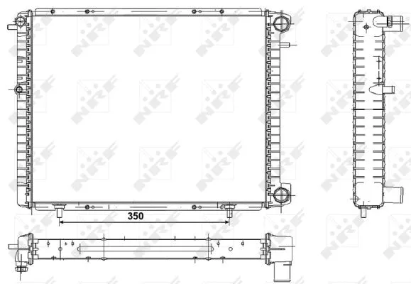 Radiator, engine cooling (507351)