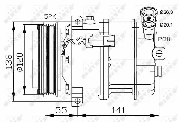 Compressor, air conditioning