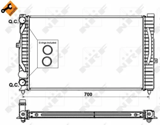 Radiator, engine cooling
