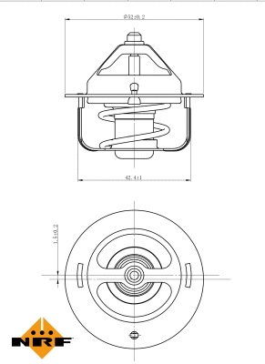 Thermostat, coolant (725120)