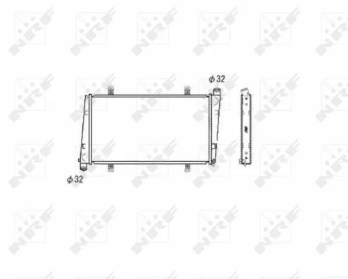 Radiator, engine cooling