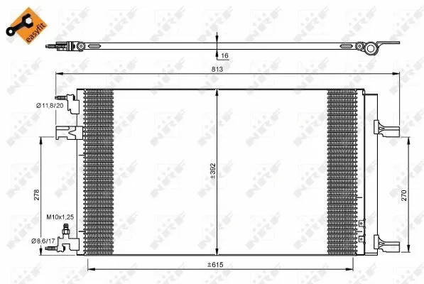 Condenser, air conditioning (35919)