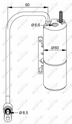 Dryer, air conditioning (33202)