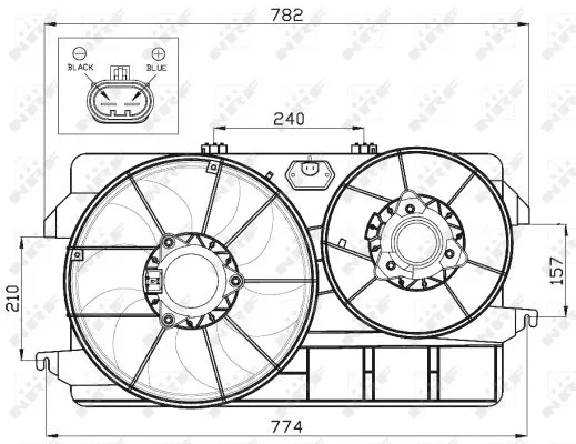 Fan, engine cooling