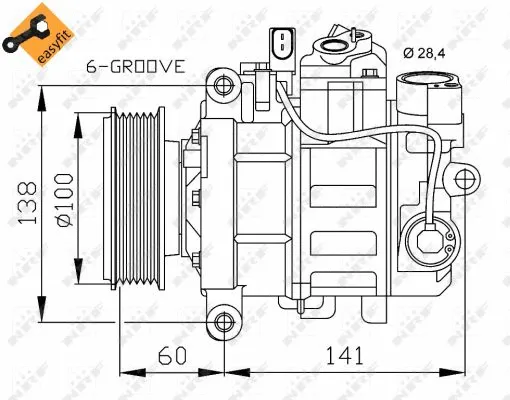 Compressor, air conditioning