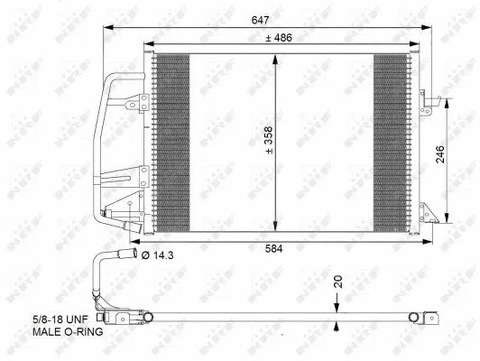 Condenser, air conditioning (35251)