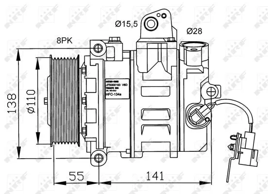 Compressor, air conditioning