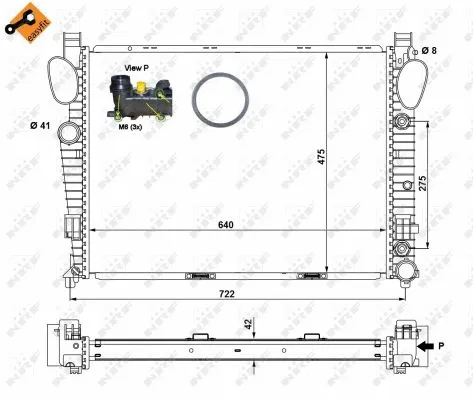 Radiator, engine cooling