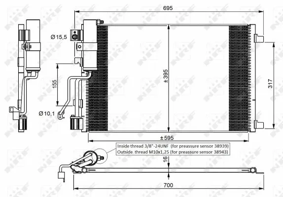 Condenser, air conditioning (35974)