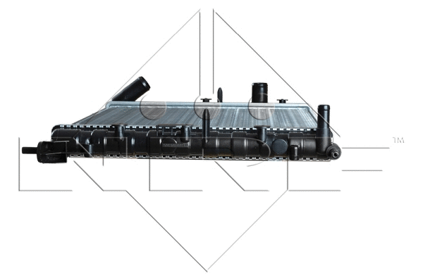 Radiator, engine cooling