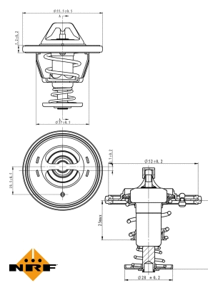 Thermostat, coolant (725118)