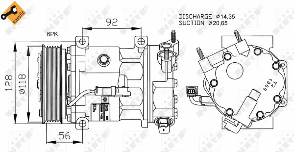 Compressor, air conditioning
