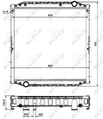 Radiator, engine cooling