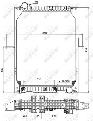 Radiator, engine cooling