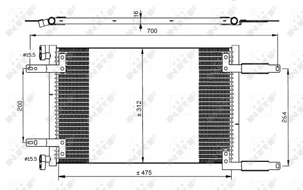 Condenser, air conditioning (35493)