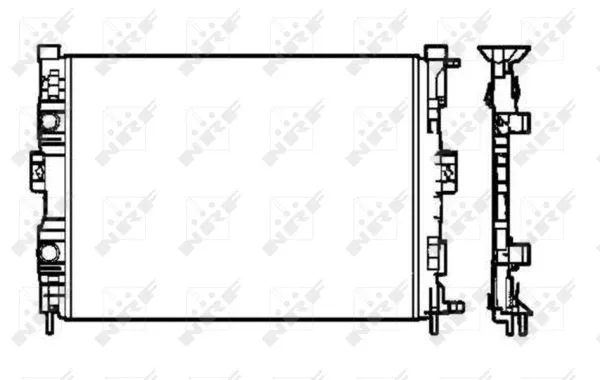 Radiator, engine cooling