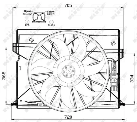 Fan, engine cooling