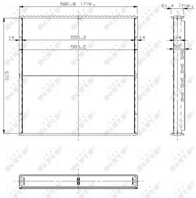 Core, radiator (27672)