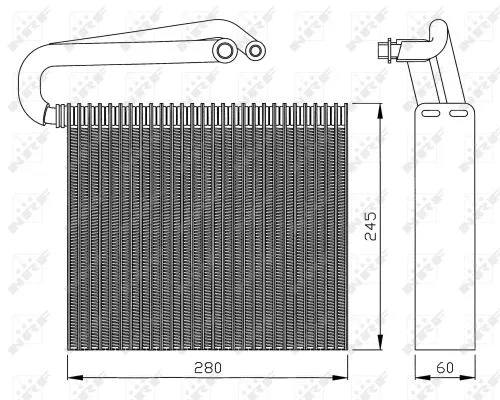 Evaporator, air conditioning