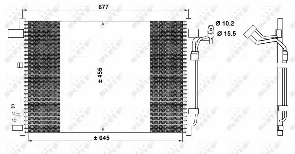 Condenser, air conditioning (350094)