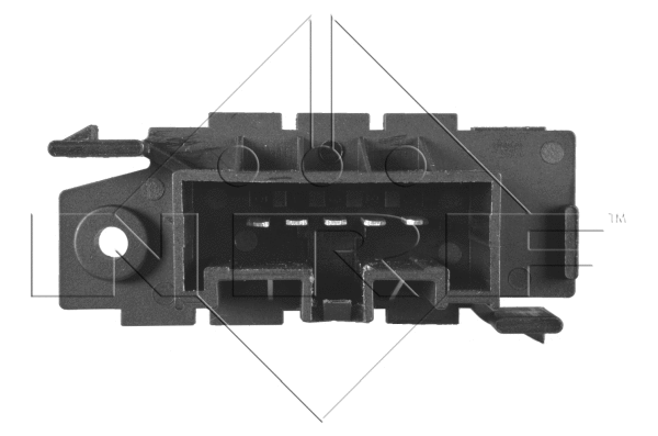 Resistor, interior blower