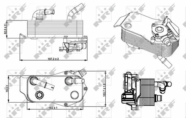 Oil Cooler, automatic transmission