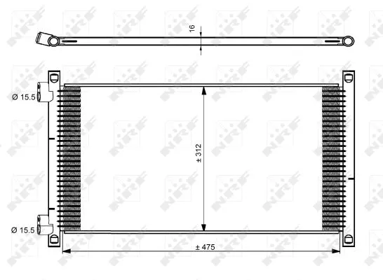 Condenser, air conditioning (35490)