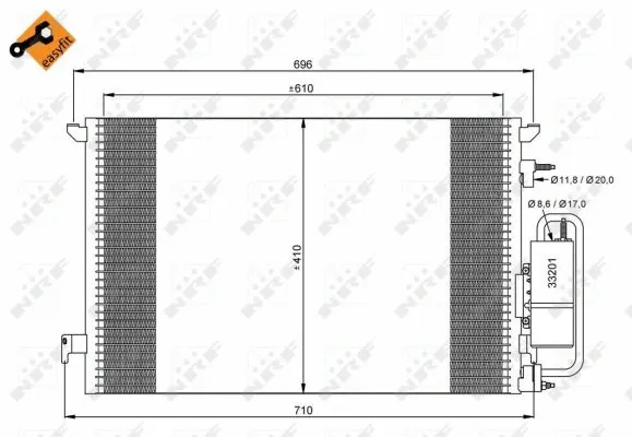 Condenser, air conditioning