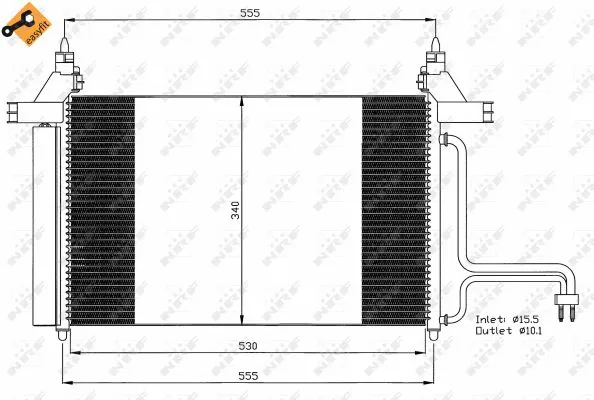 Condenser, air conditioning