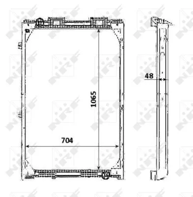 Radiator, engine cooling