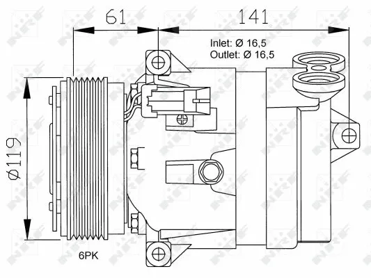Compressor, air conditioning