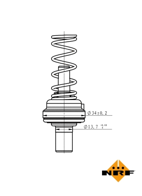 Thermostat, coolant (725085)