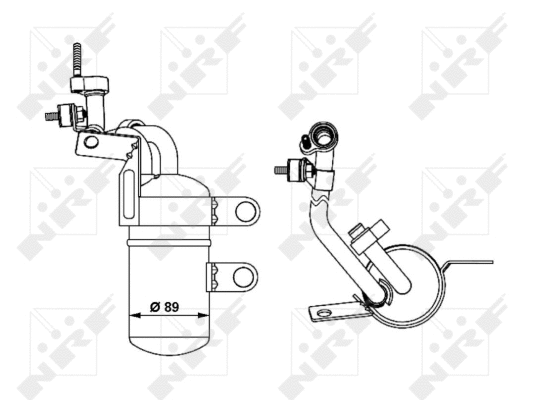 Dryer, air conditioning (33290)