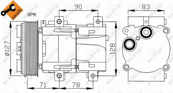 Compressor, air conditioning