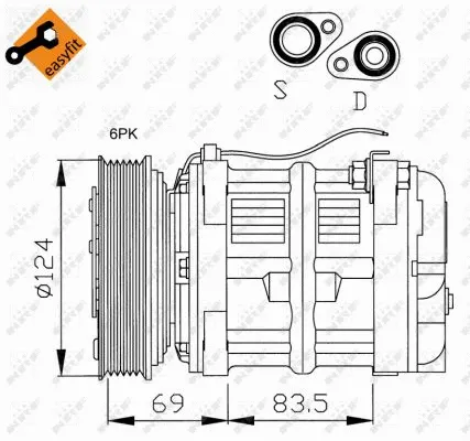 Compressor, air conditioning