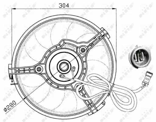 Fan, engine cooling
